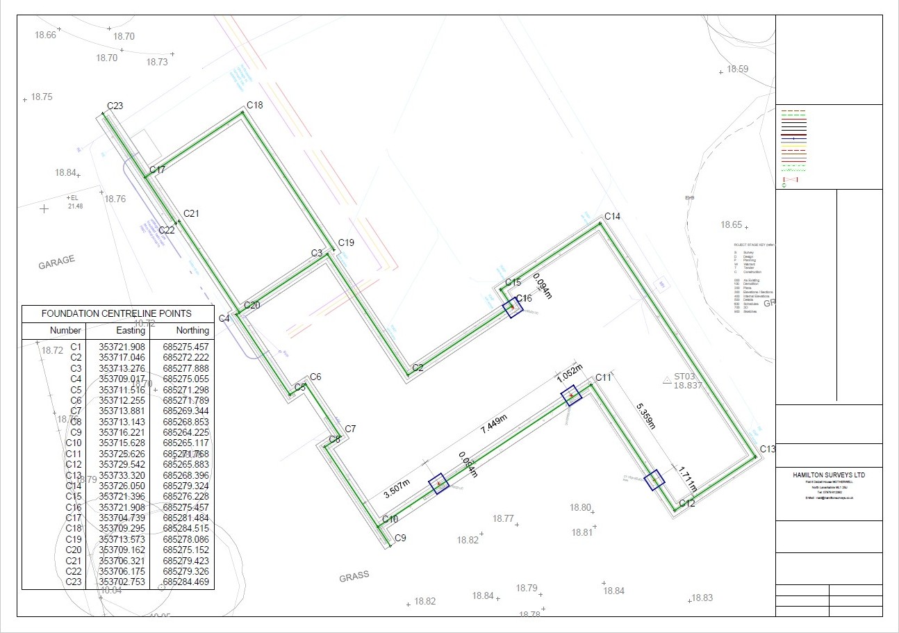 Setting Out Plan Sample